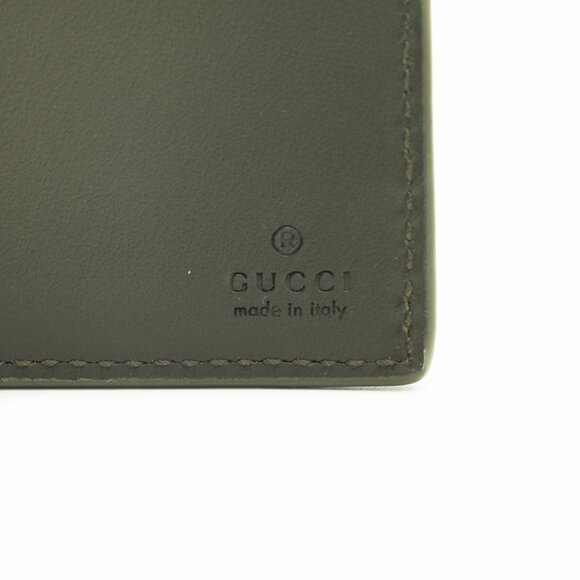 GUCCI GG Monogram bi-fold wallet Forest Green - Picture 4 of 5